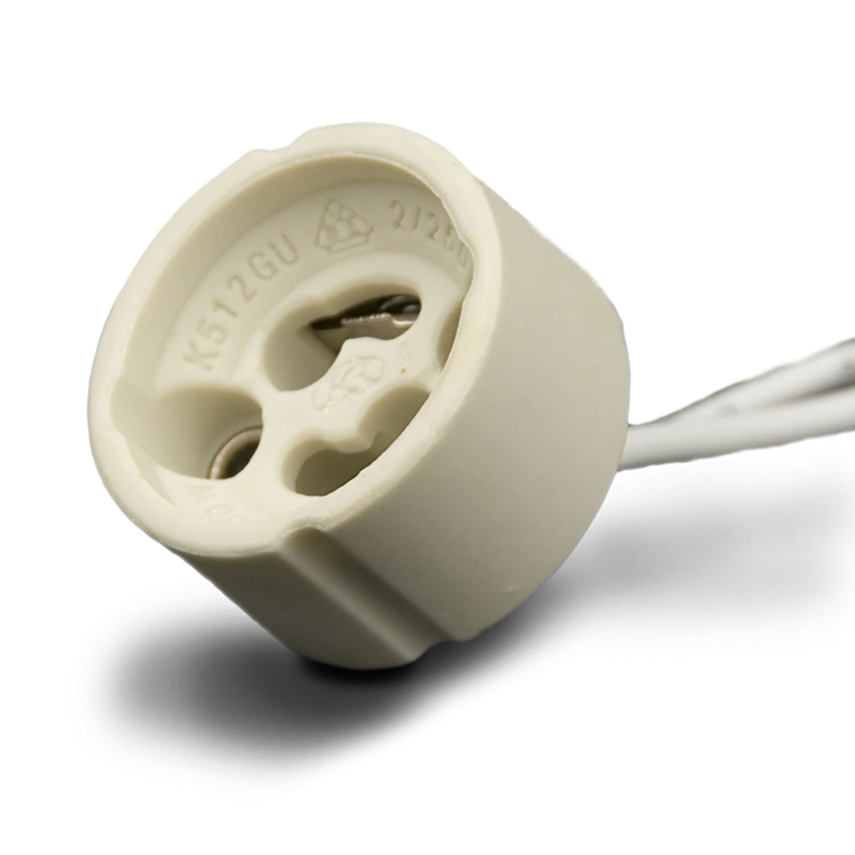 GU10 socket, ceramic, 0-230V