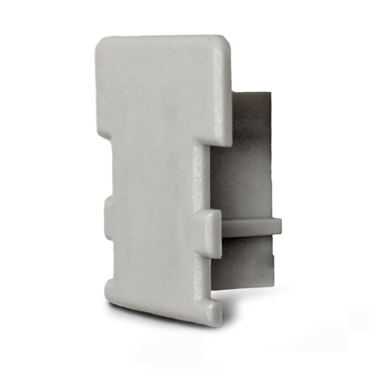 End cap for GROUND-OUT12 profile, silver