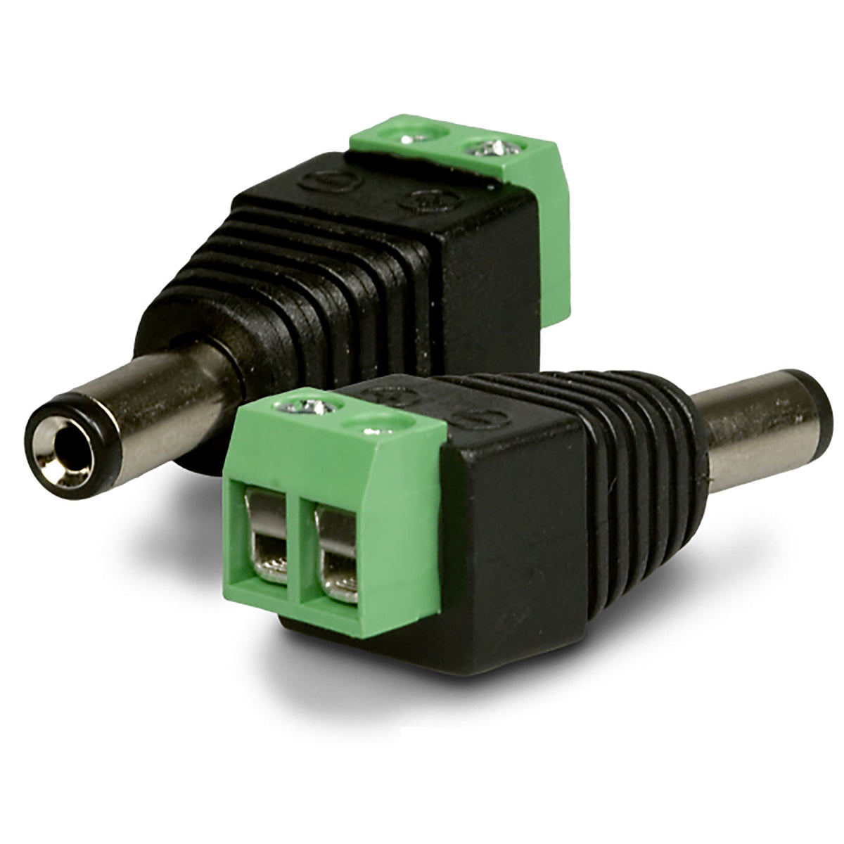 Circular plug adapter MALE 2-pole to terminal