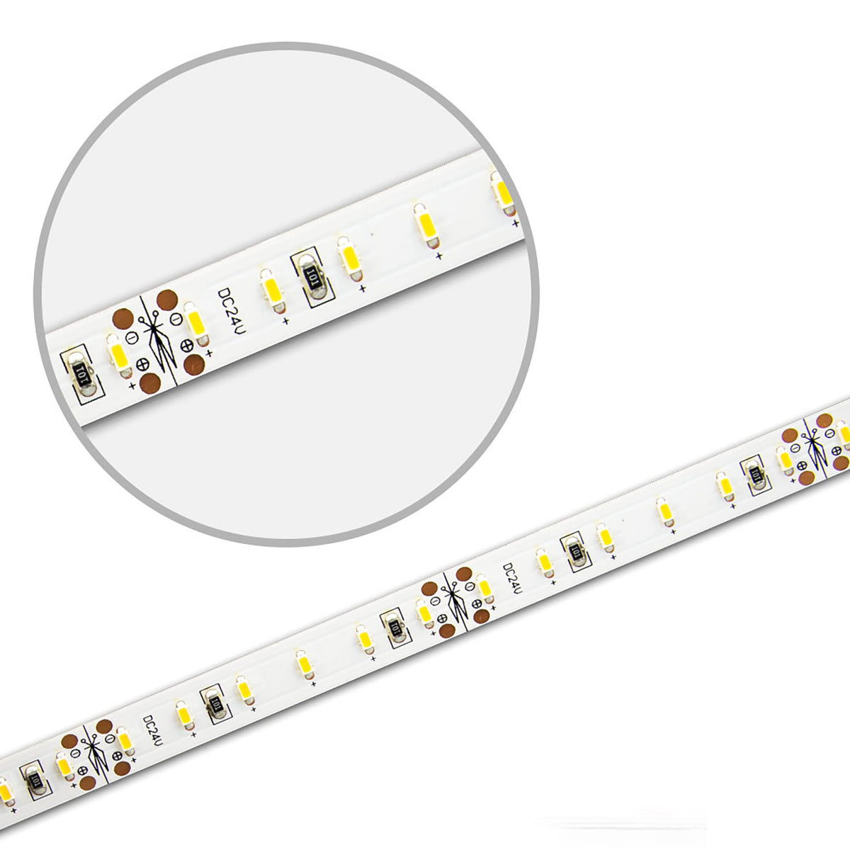 LED CRI930 flex ribbon, 24V DC, 15W, IP20, 3000K, 5m roll, 120 LED/m