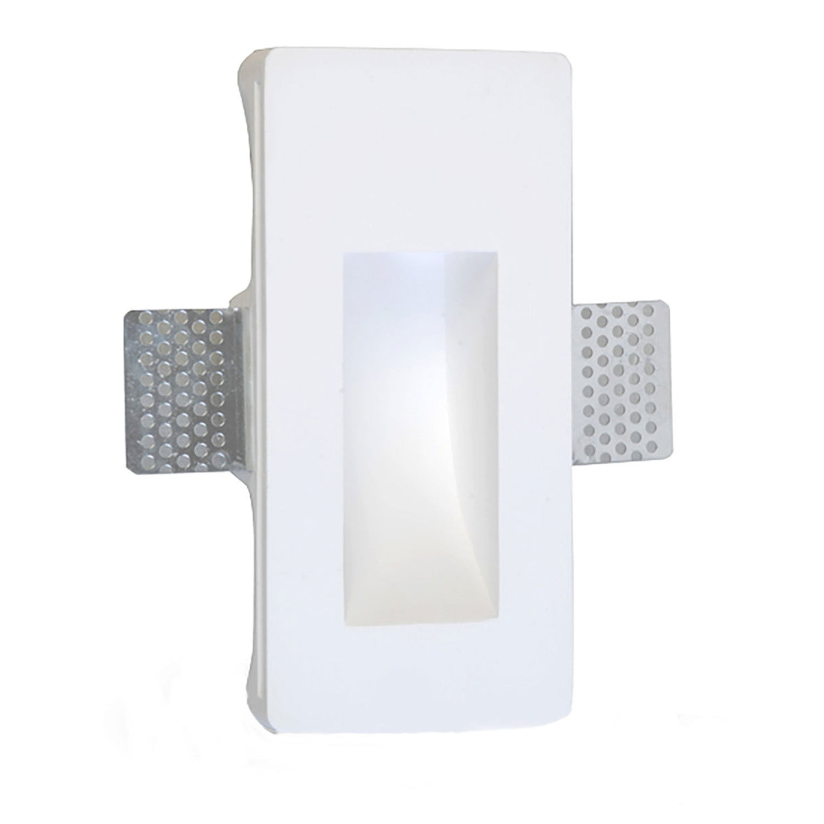Plaster wall recessed light, elongated, MR11/G4, small design