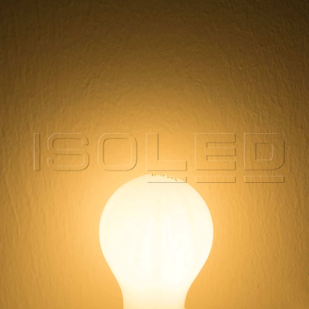 E27 LED Birne, 5W, milky, warmweiß, dimmbar