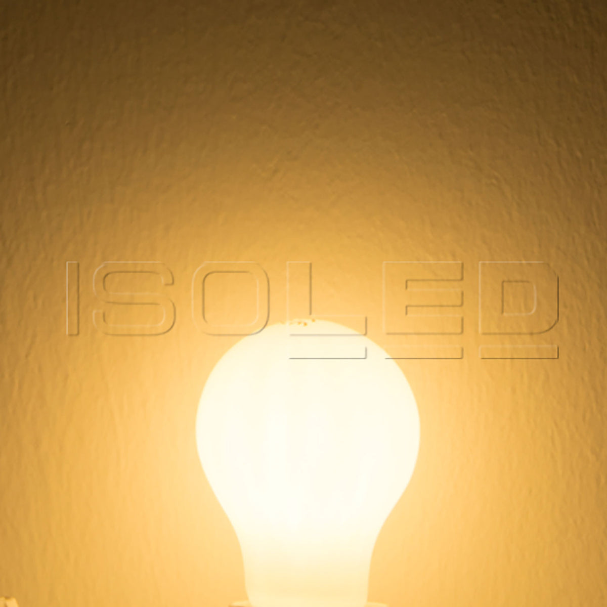 E27 LED Birne, 8W, milky, warmweiß, dimmbar
