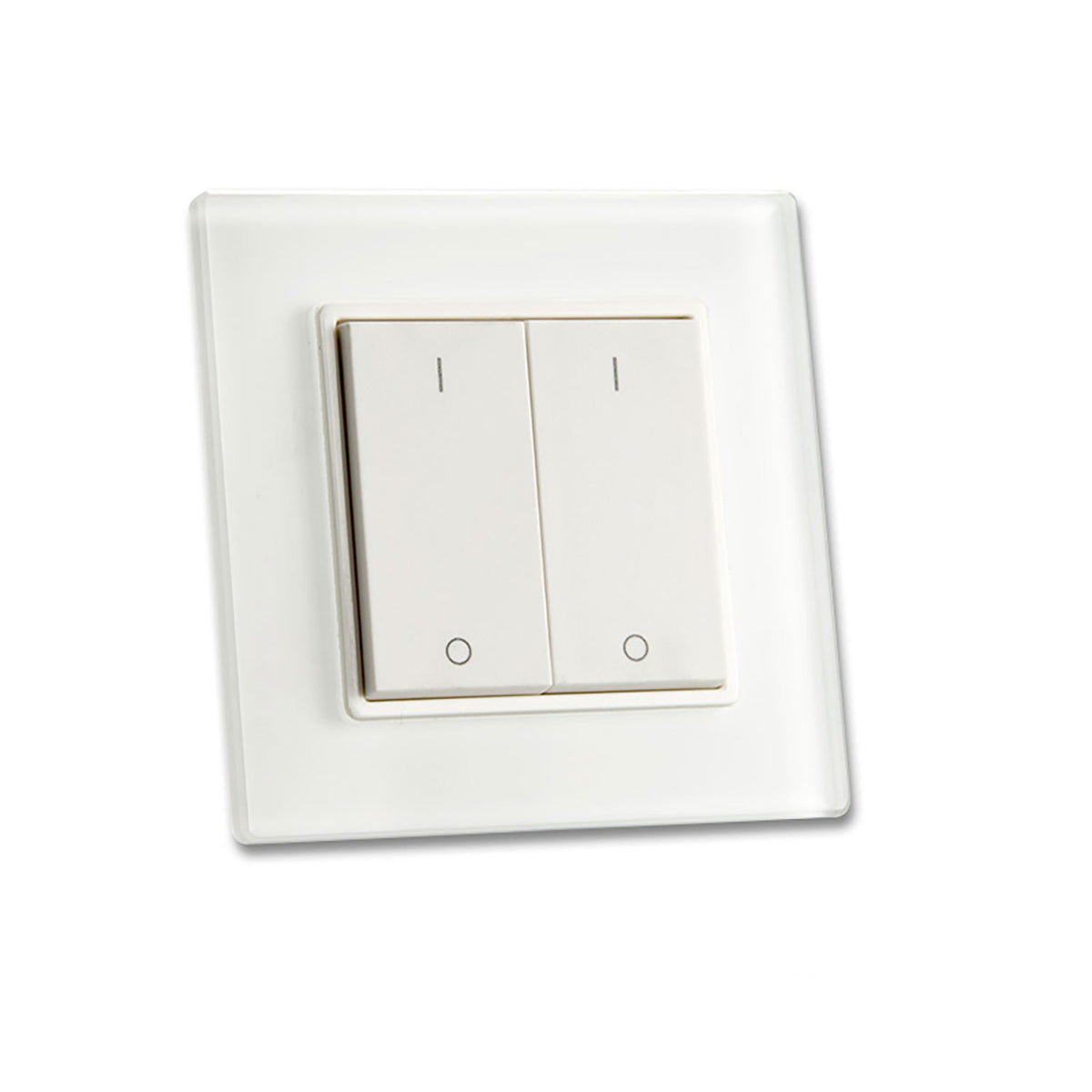 Sys-One single color 2 zone surface-mounted push-button remote control with battery