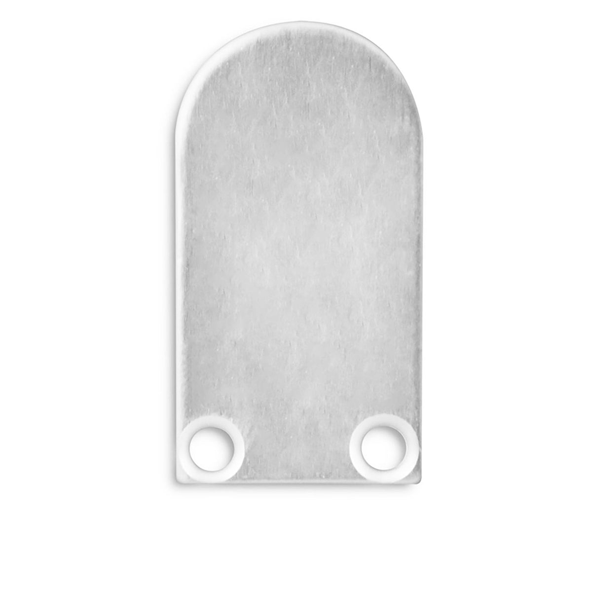 End cap EC15 Alu for SURF12 BORDERLESS with TUNNEL, 2 PCS, incl. screw