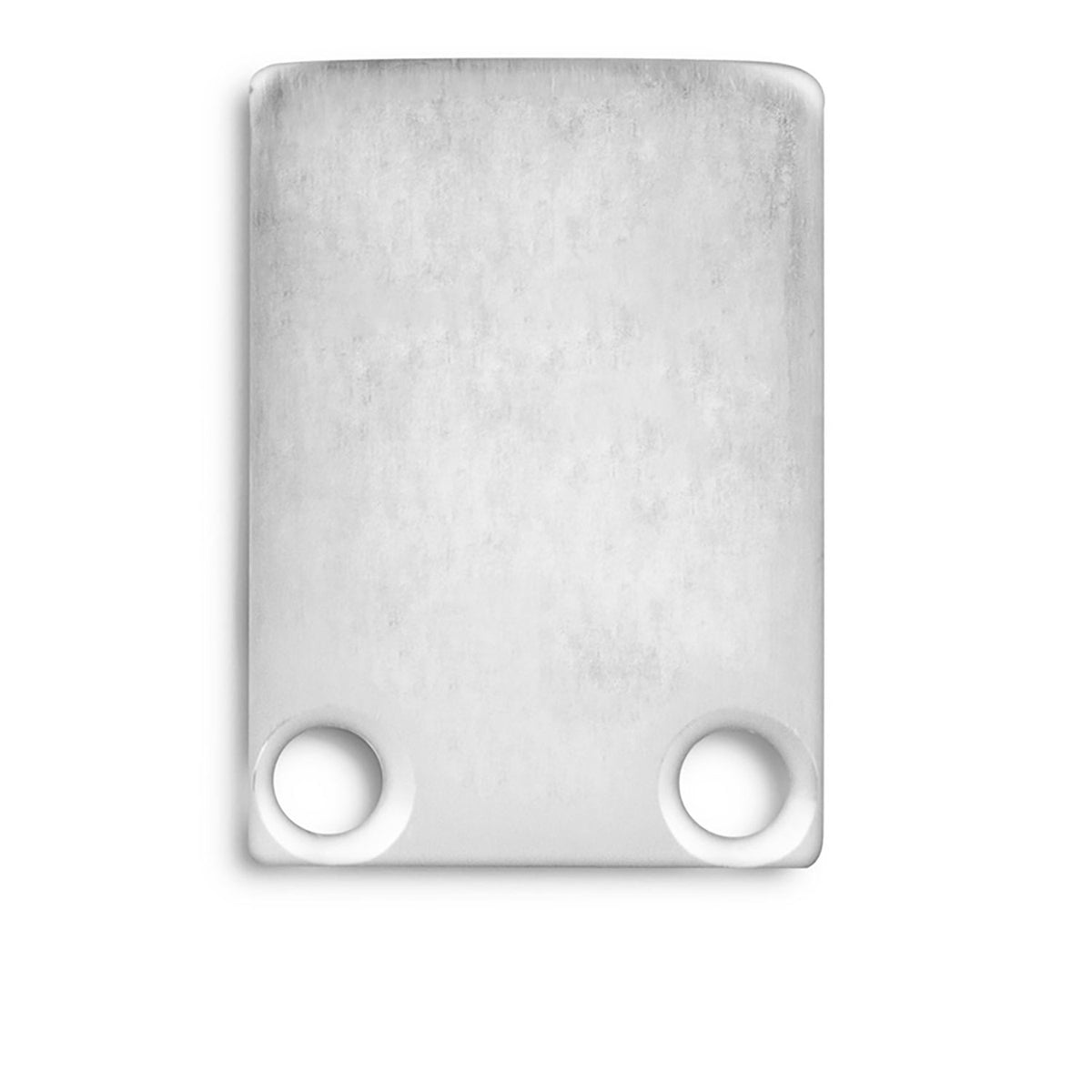 End cap EC6 aluminium for SURF12 with TUNNEL, 2 pcs, incl. screws