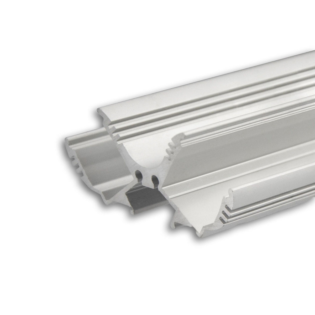 LED lighting profile LOOP13, anodized aluminum, 200cm