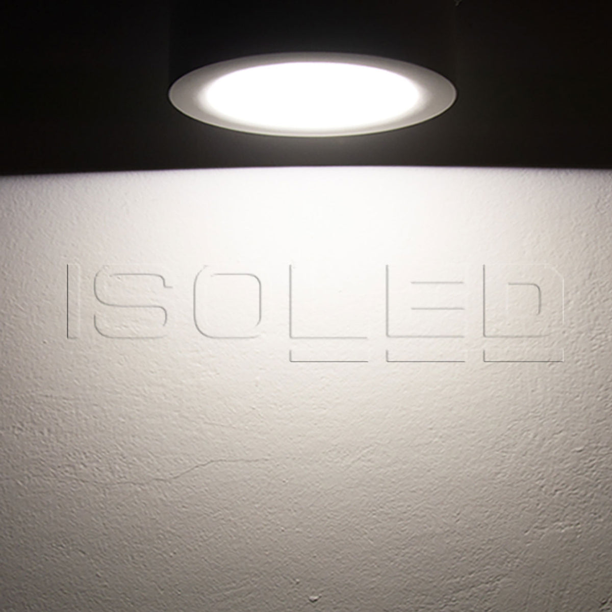 LED surface-mounted light LUNA 15W, white, round, DN146, indirect light, neutral white