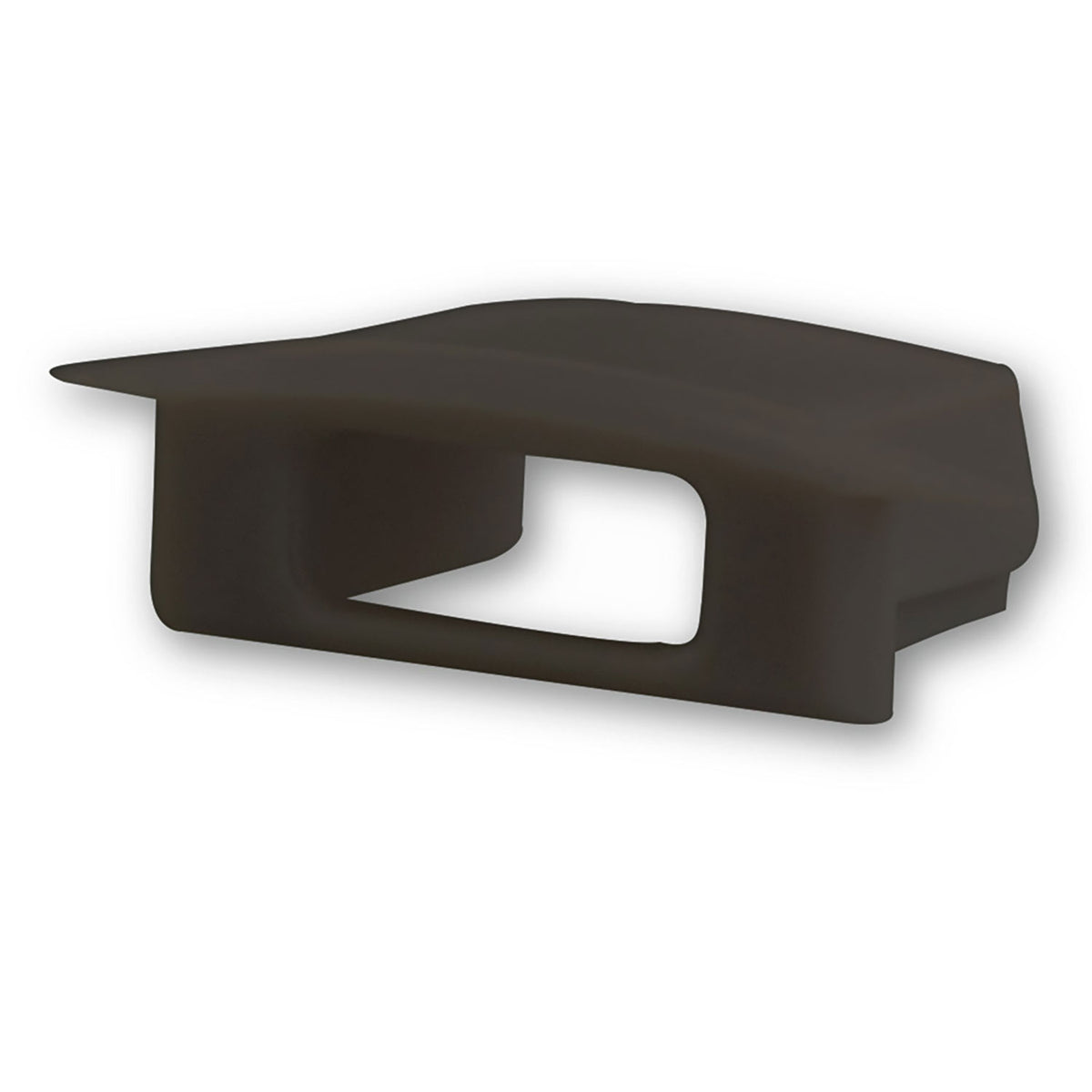 End cap EC26B black for profile DIVE12 FLAT with cable entry, 1 pc.
