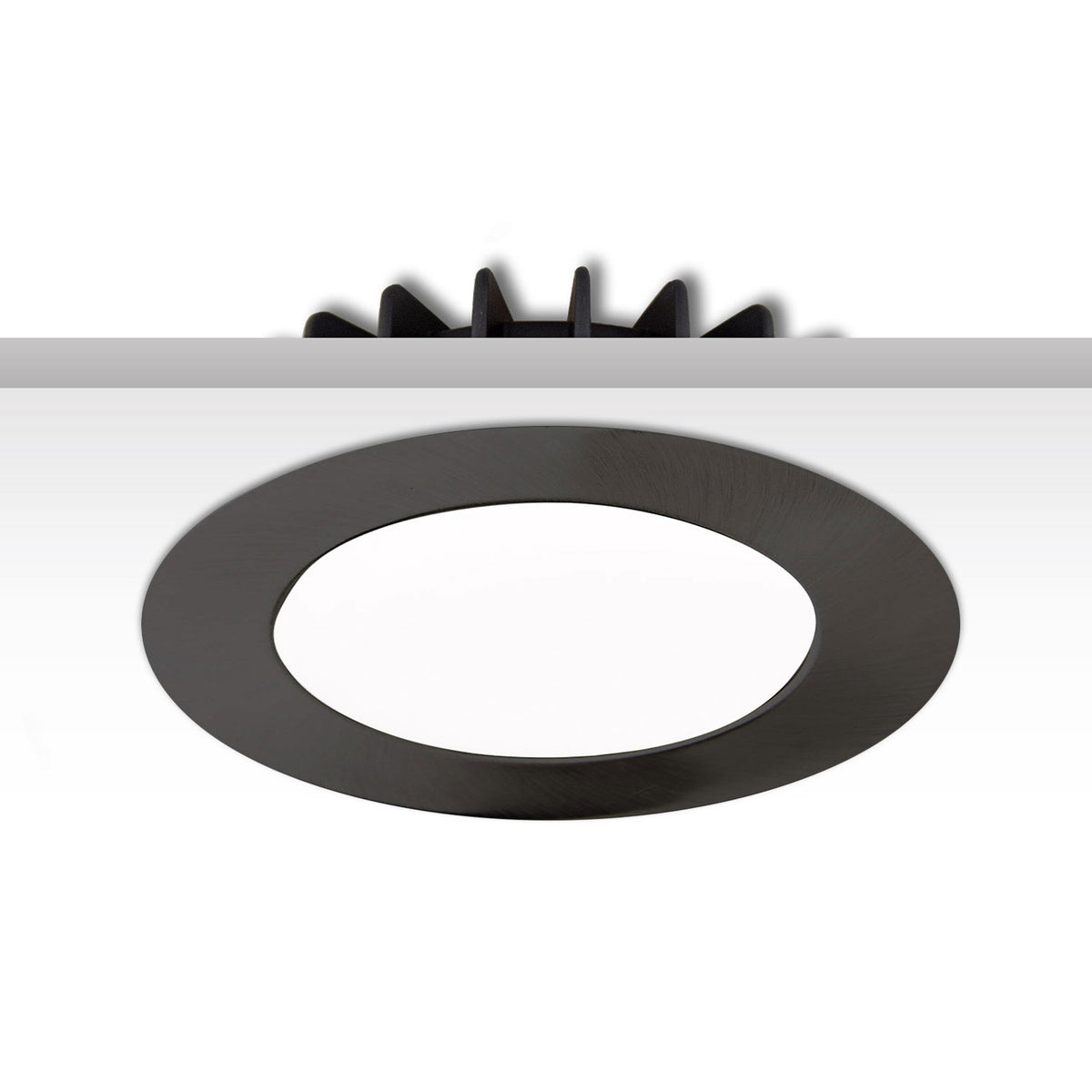 Cover Aluminium rund schwarz für Sys-90