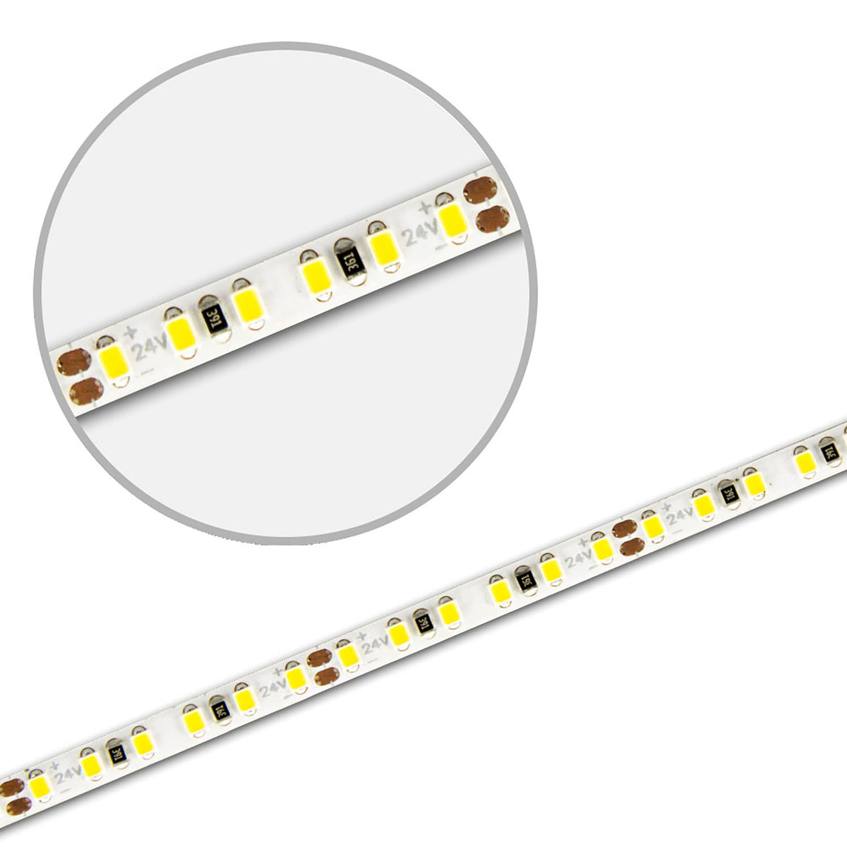 LED CRI930 MICRO Linear Flexband, 24V DC, 10W, IP20, 3000K, 5m Rolle, 240 LED/m