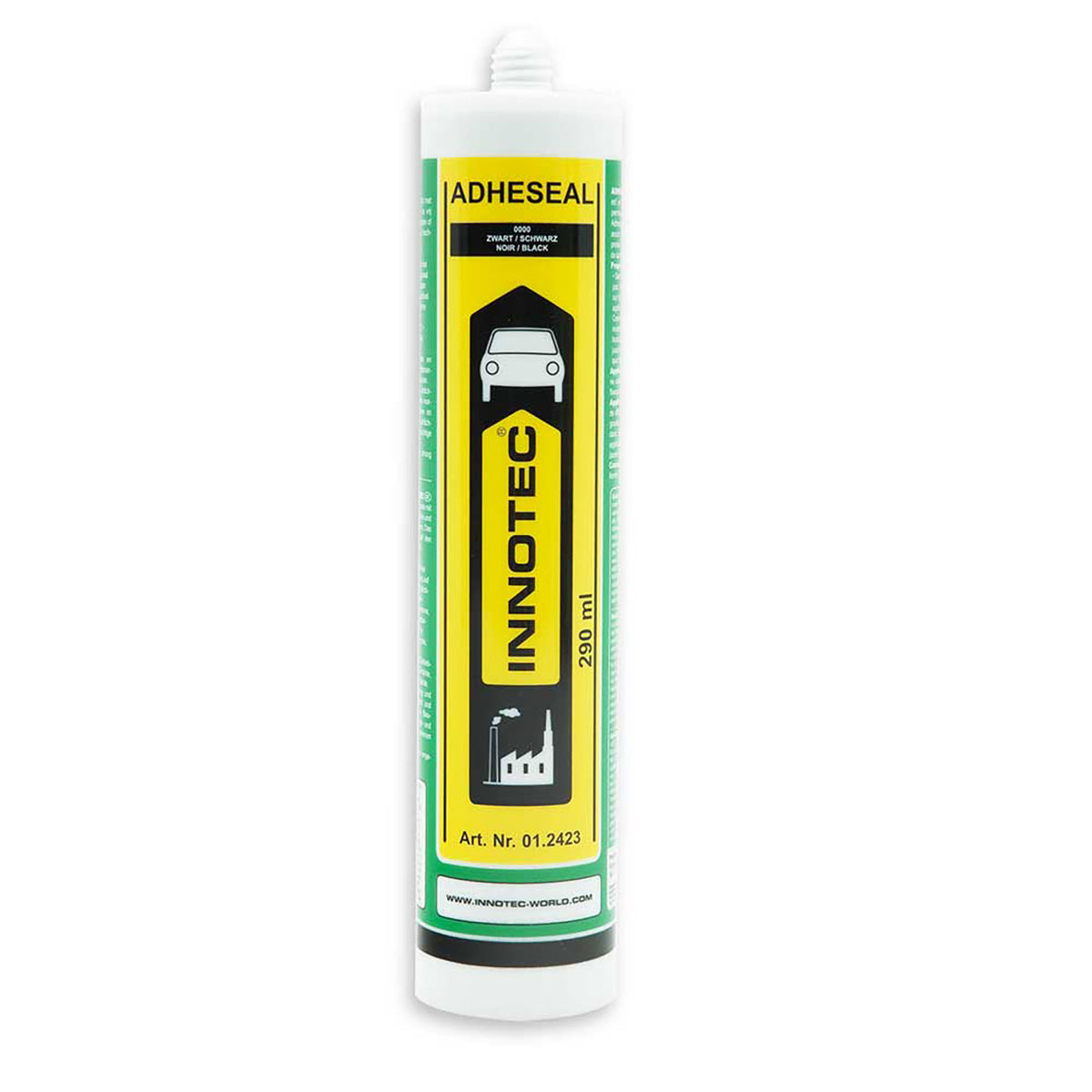 Adheseal waterproof adhesive/sealant, black, 290 ml cartridge
