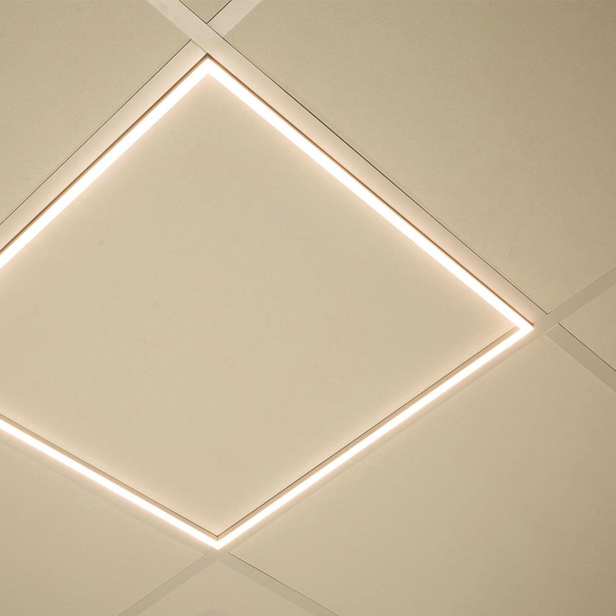 LED Panel Frame 625, 40W, warmweiß, Push oder DALI dimmbar