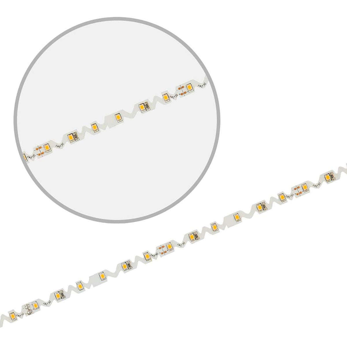 LED CRI930 Flexband Curve, 24V 12W, IP20 3000K, for angles and corners, 5m roll, 60 LEDs/m