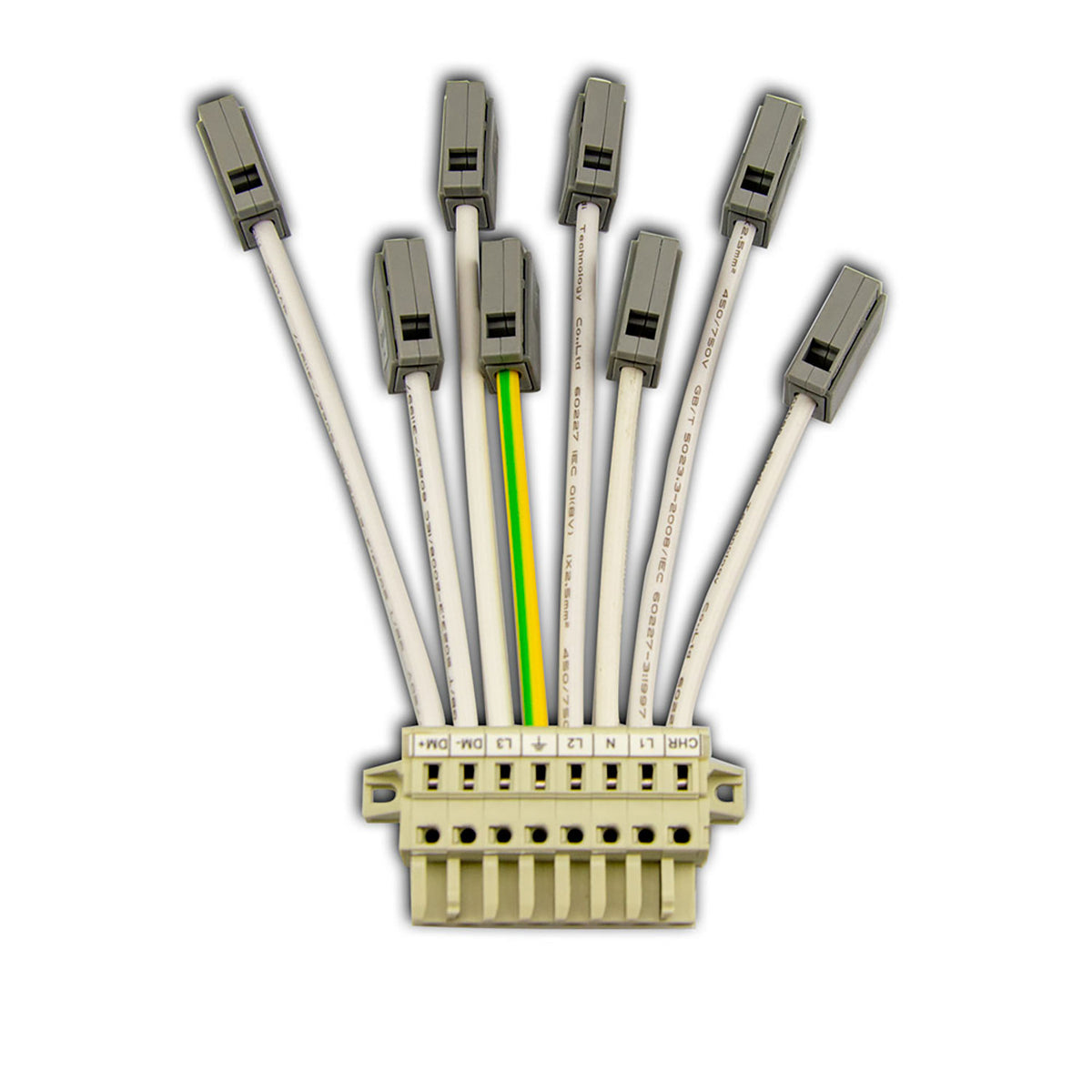 FastFix LED Linearsystem Einspeiseadapter 8-polig, 15A