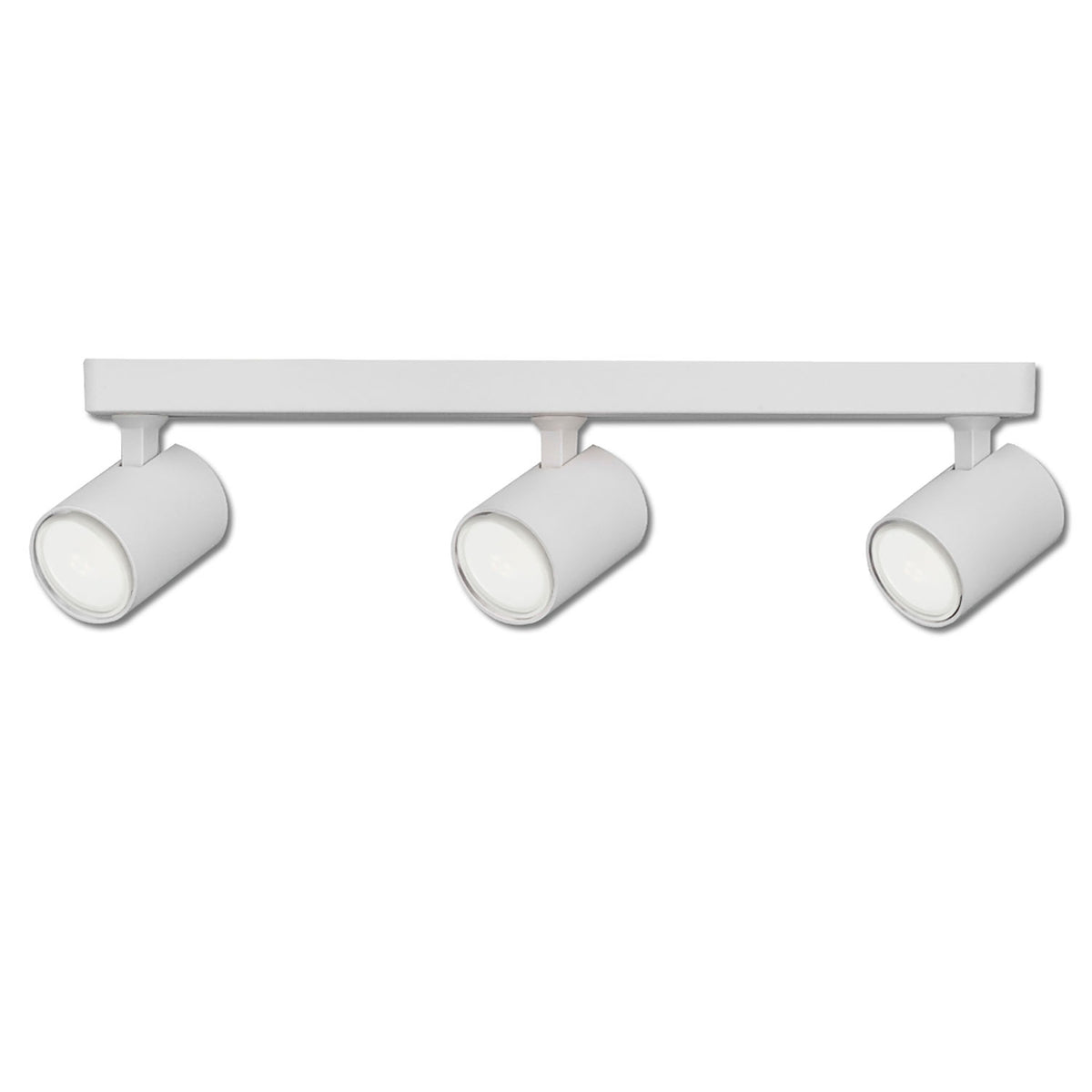 Wall/ceiling light GU10 Triple, IP20, white, bulb not included
