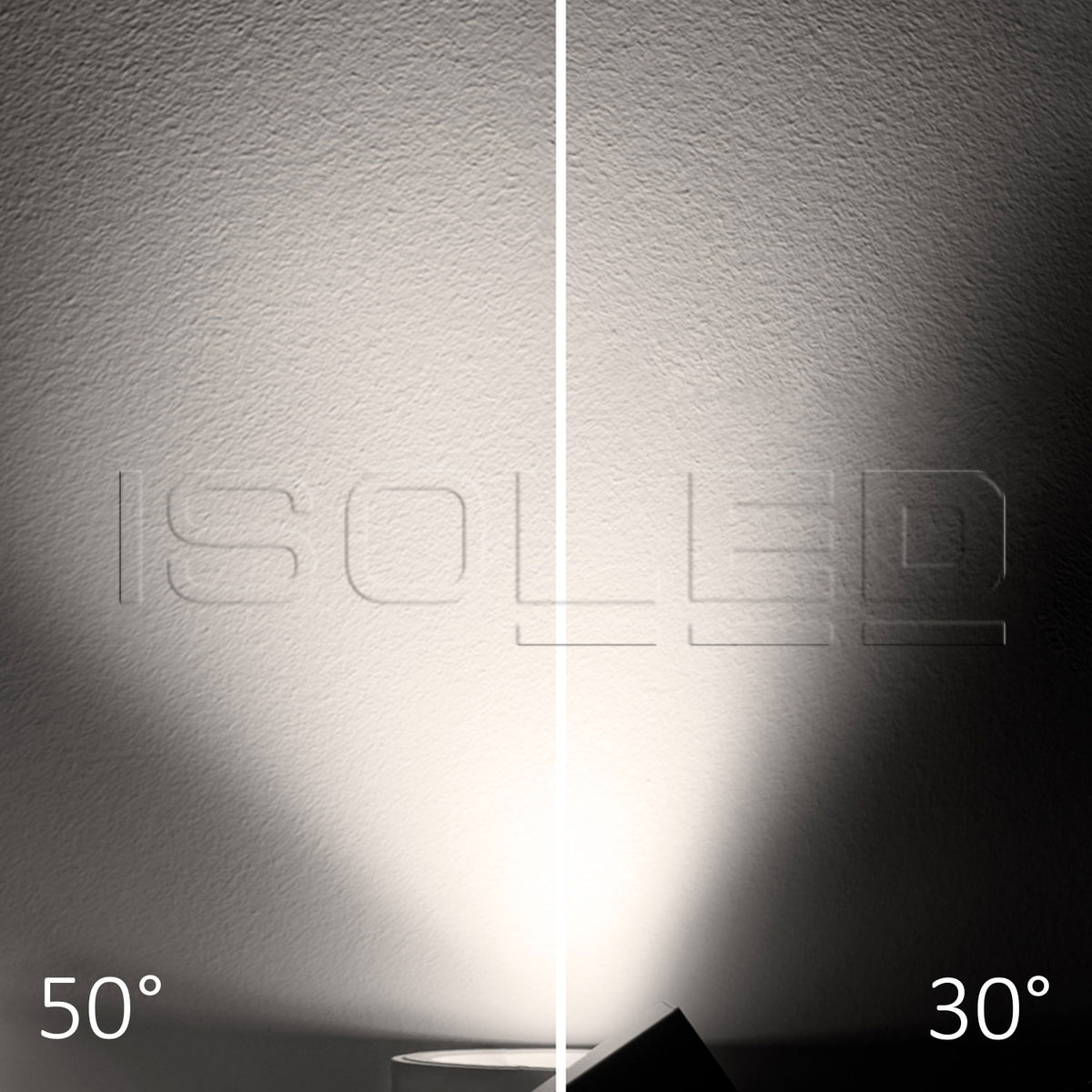 3-Phasen Schienen-Strahler fokussierbar, 35W, 30°-50°, weiß matt, 3500K, CRI92