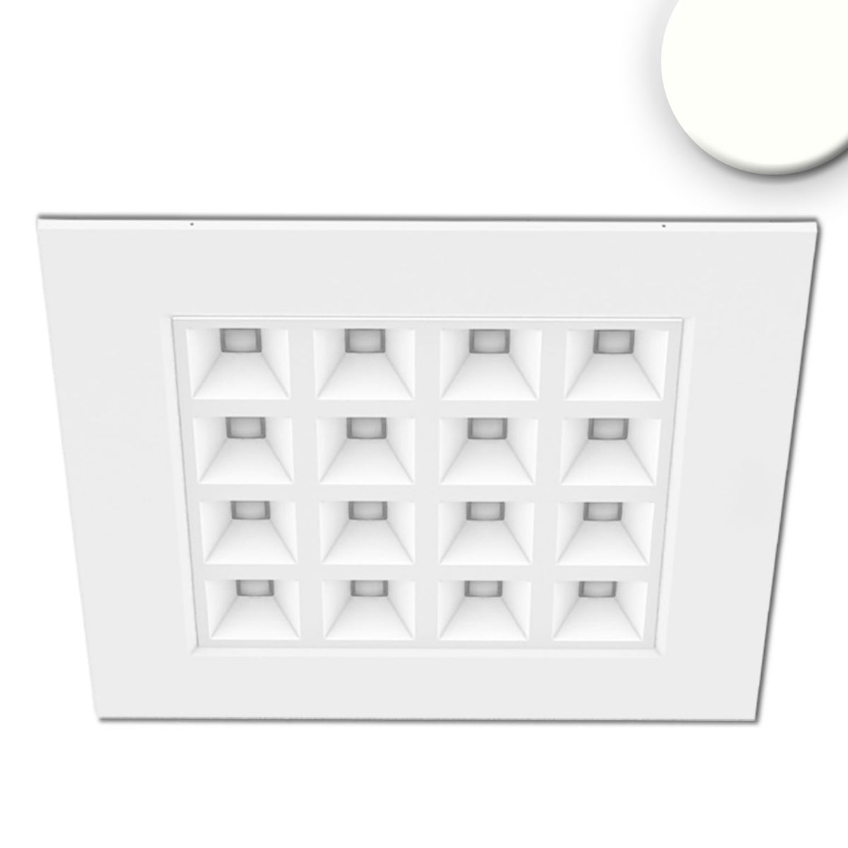 LED Panel UGR<16 Line 625, 36W, white frame, neutral white, KNX dimmable