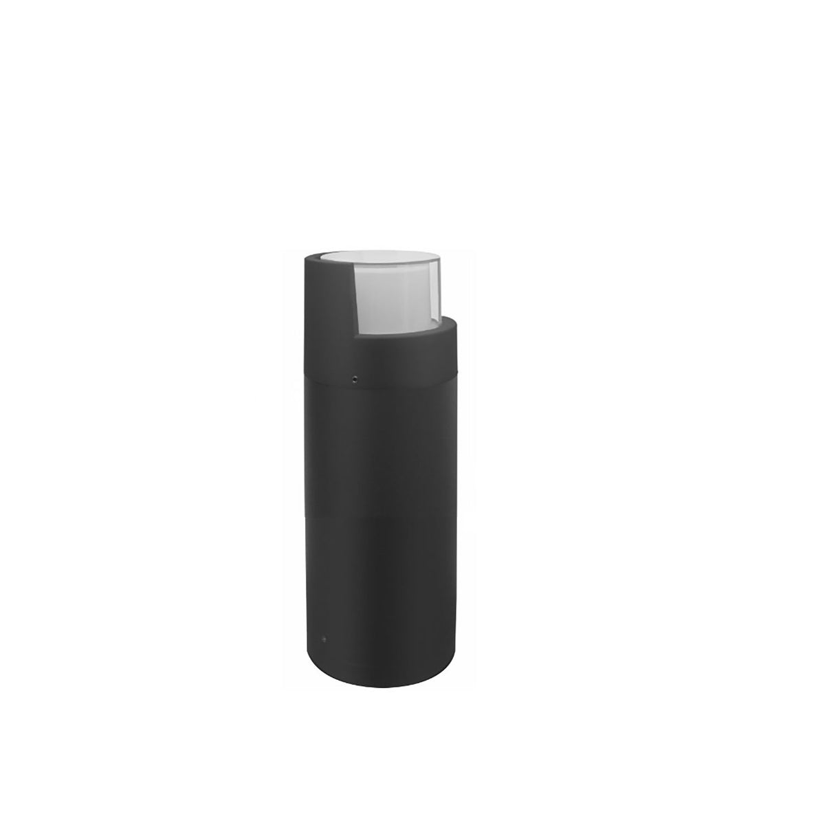 LED path light bollard-6, 30cm, 6W, sand black, warm white