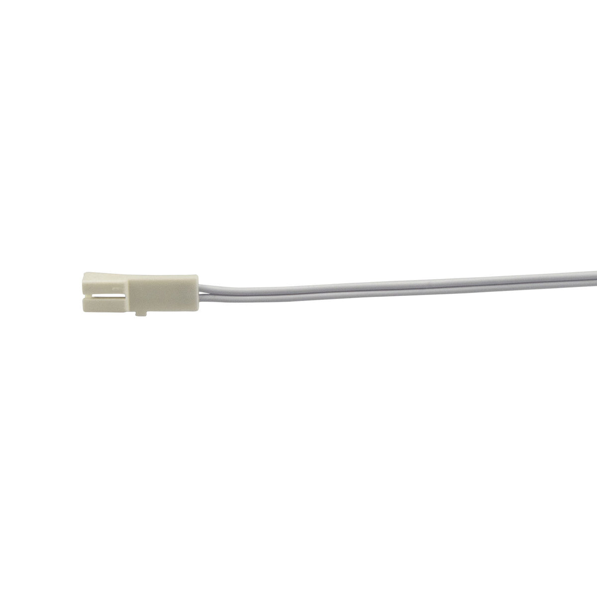 MiniAMP female connector, 30cm, 2-pin, white, max. 3A