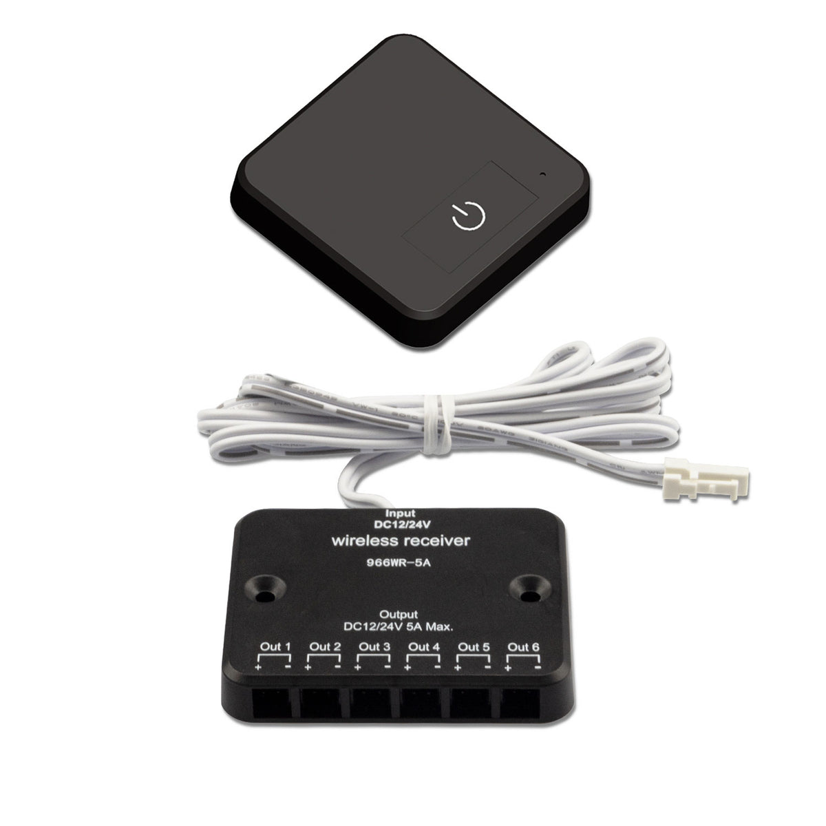 MiniAMP LED Touch/Funk PWM-Dimmer, 1 Kanal, 12-24V DC 5A, inkl. Funktaster