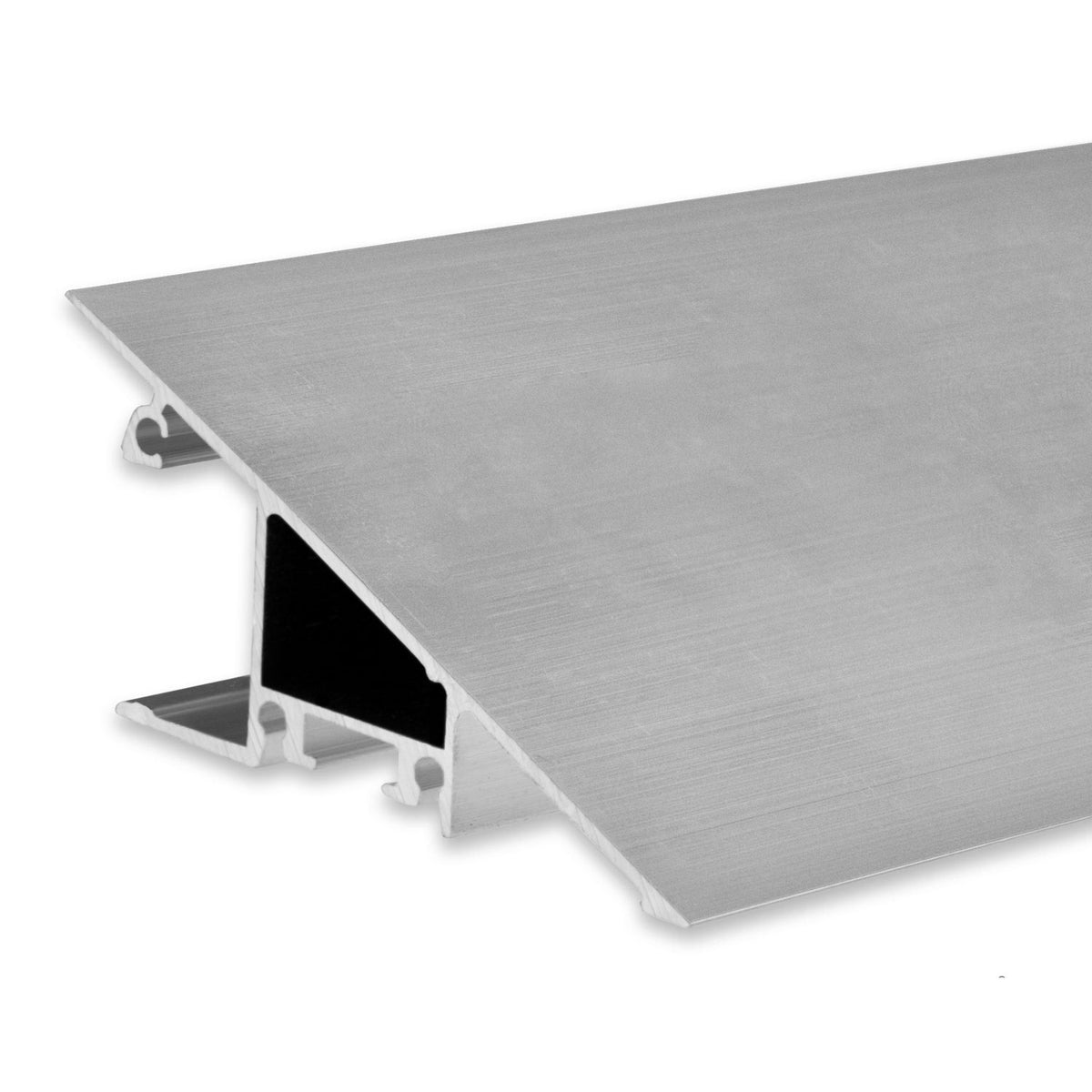 LED surface-mounted lighting profile HIDE TRIANGLE, anodized aluminum, 200cm
