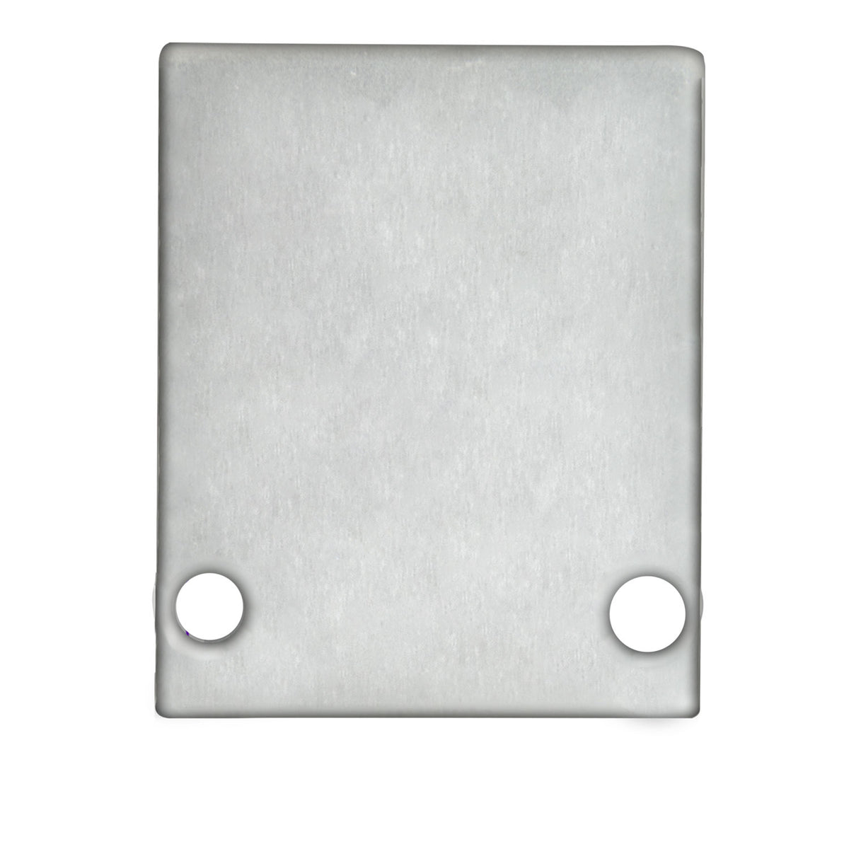 End cap EC89 anodized aluminum for HIDE SINGLE profile including screws