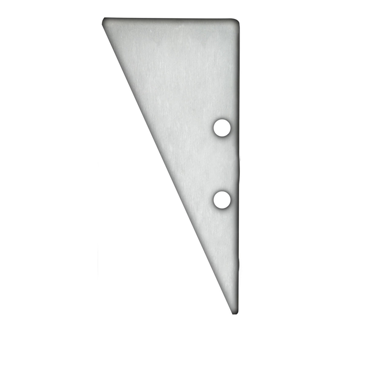 End cap EC91 anodized aluminum for HIDE TRIANGLE profile including screws