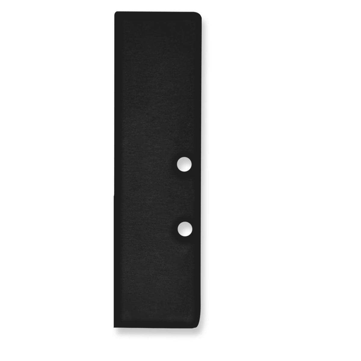 End cap EC94 aluminium black RAL 9005 for profile HIDE BOTTOM incl. screws
