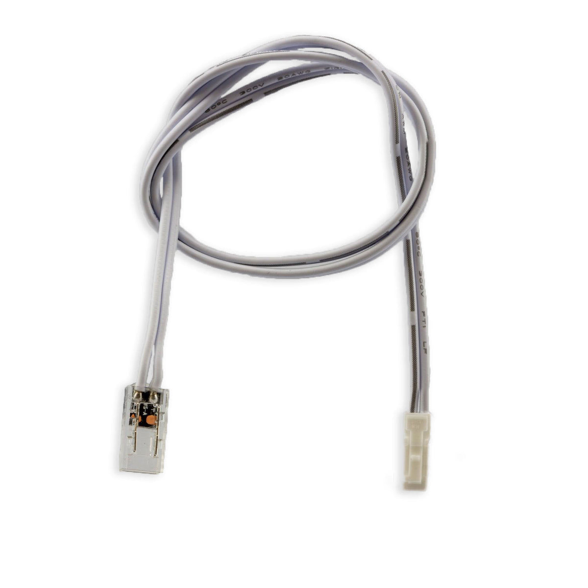 MiniAMP male connector to contact cable connection (max. 3A) K2-26 for 2-pin IP20 strips with a width of 6mm