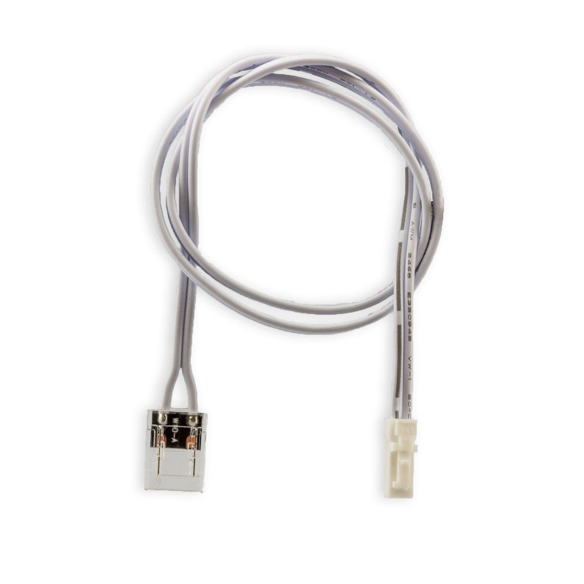 MiniAMP male connector to contact cable connection (max 3A) K2-210 for 2-pin IP20 strips with a width of 10mm