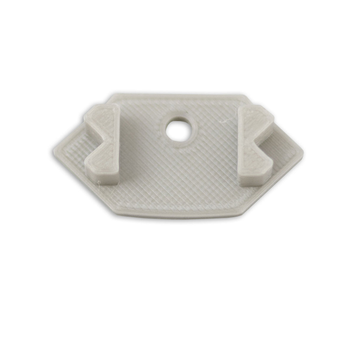 End cap E215 for LED drywall profile inside corner, with cable entry, 1 piece