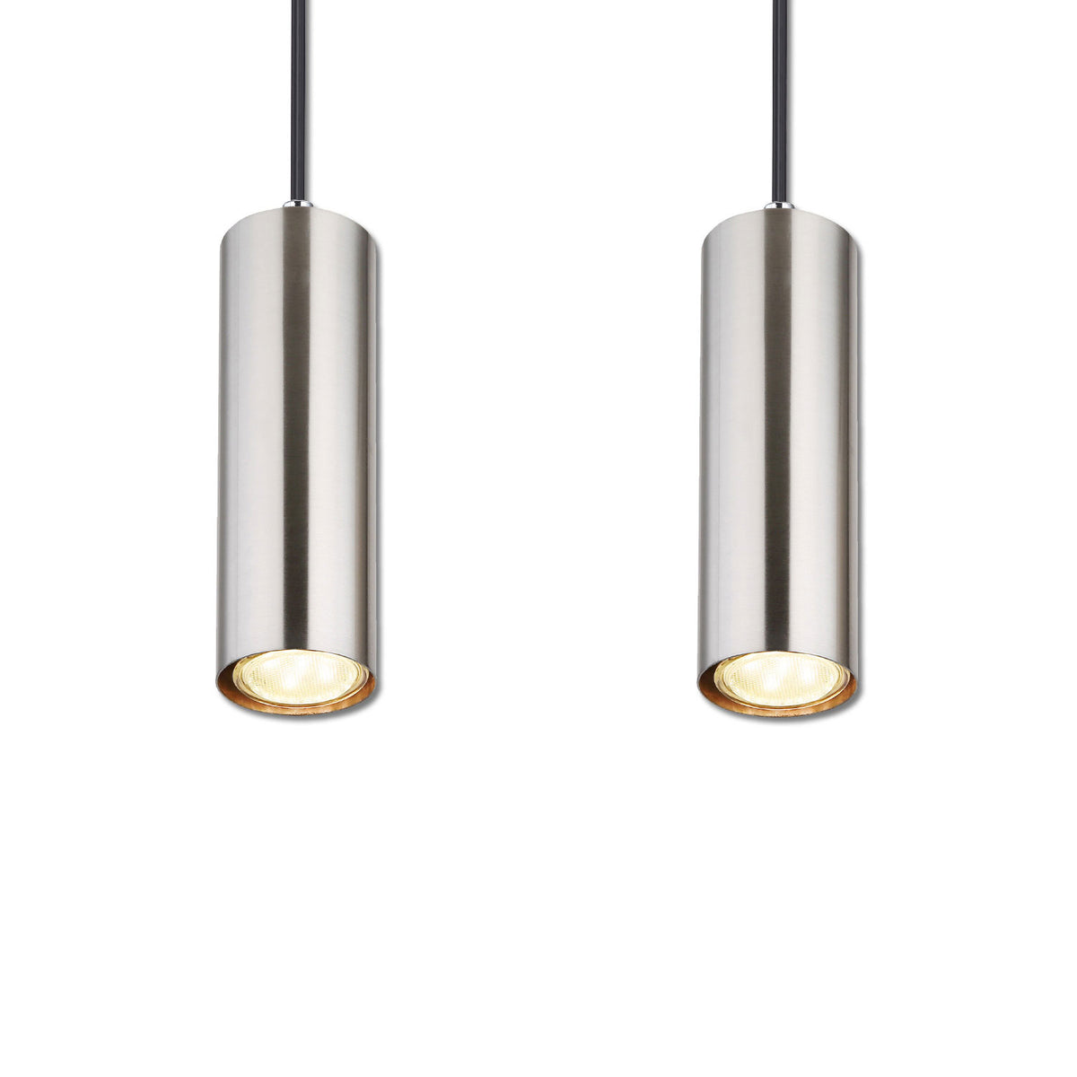 Hängeleuchte nickel matt, 4xGU10 Fassung, exkl. Leuchtmittel