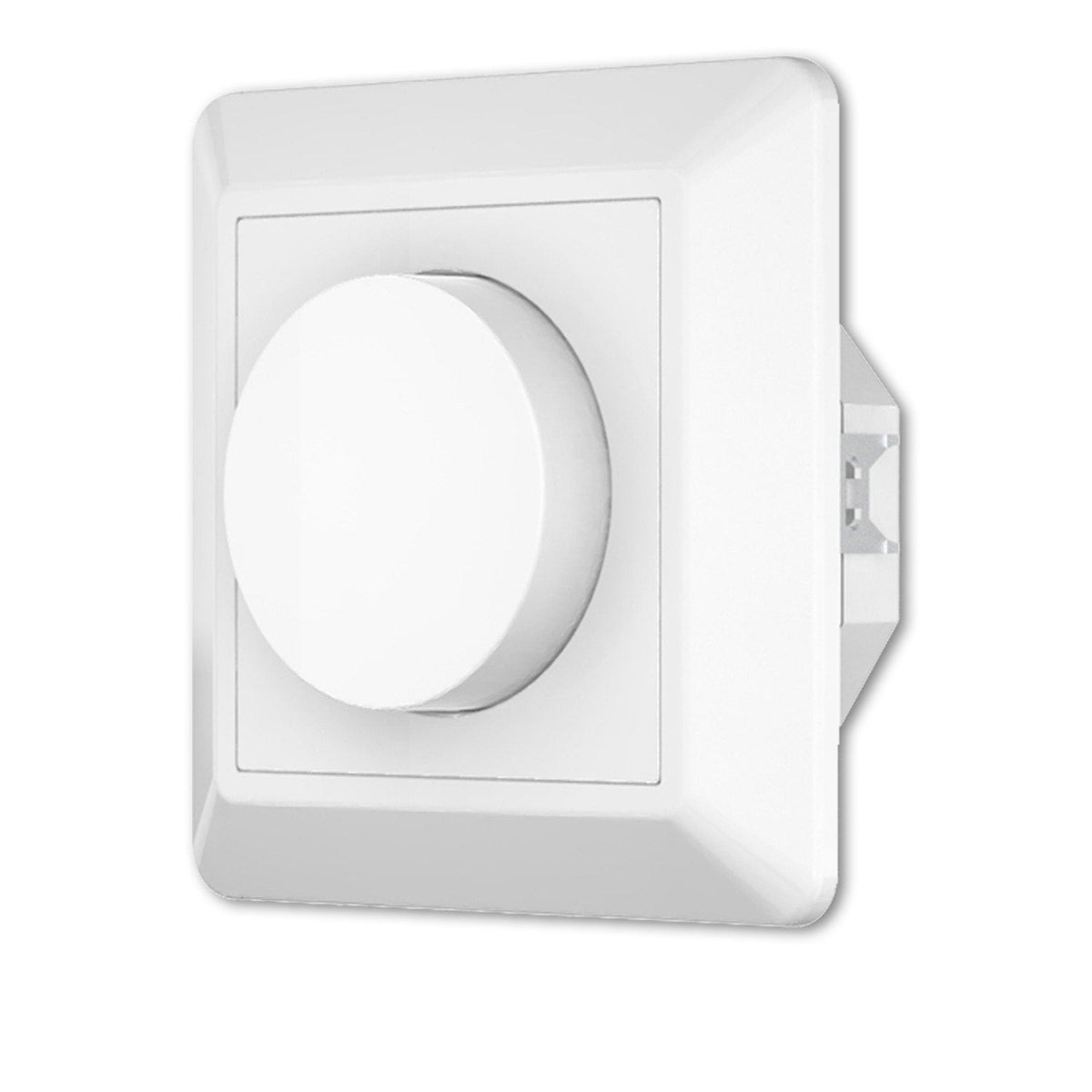 DALI DT8 CCT 1 group flush-mounted rotary master controller, white, 230V AC or DALI bus voltage