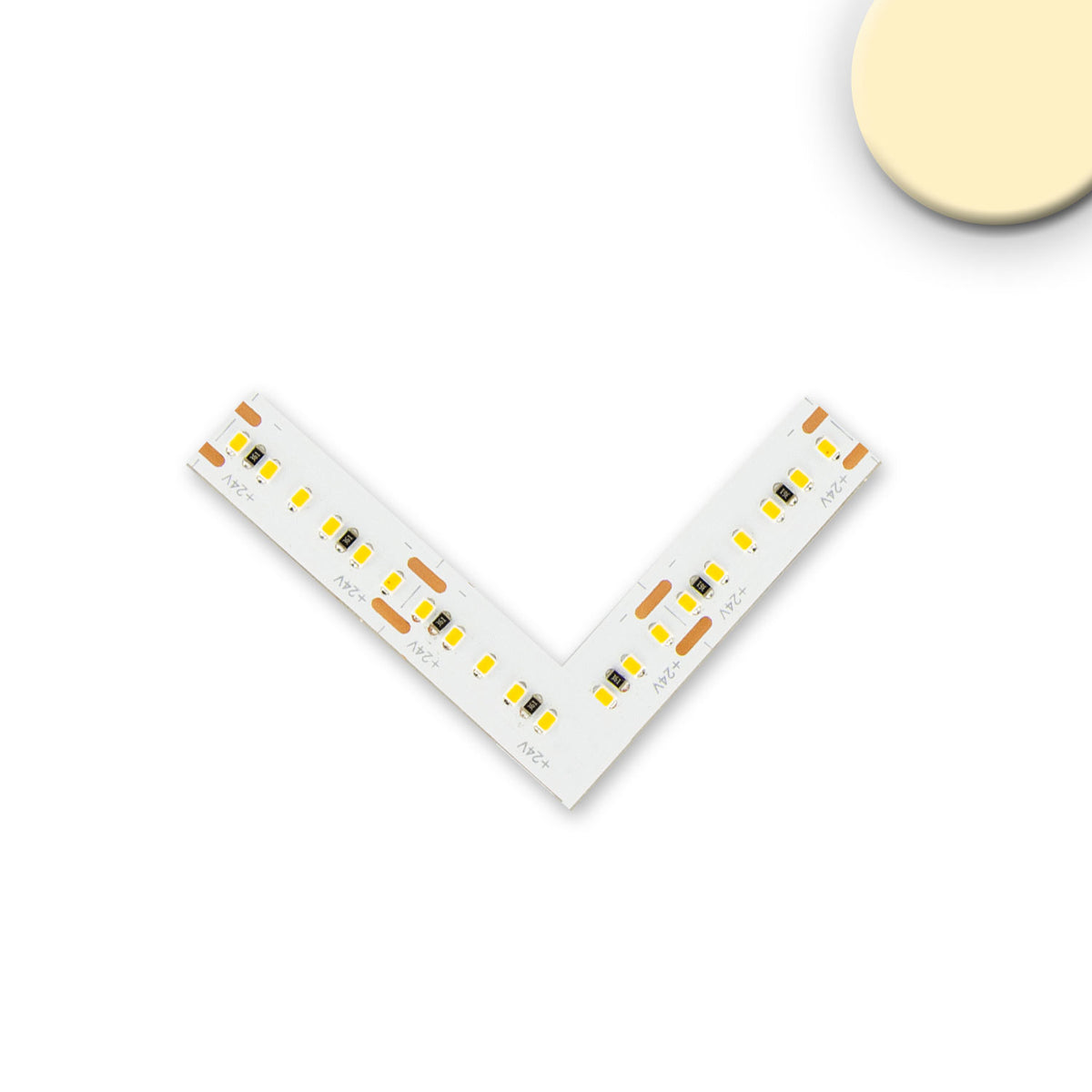 Corner connector, luminous, 0.5W for CRI930 Linear10 flex strip, 24V DC, 10W, IP20