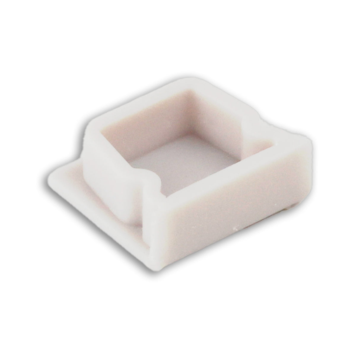 End cap EC81W white for profile SURF10, 1 piece
