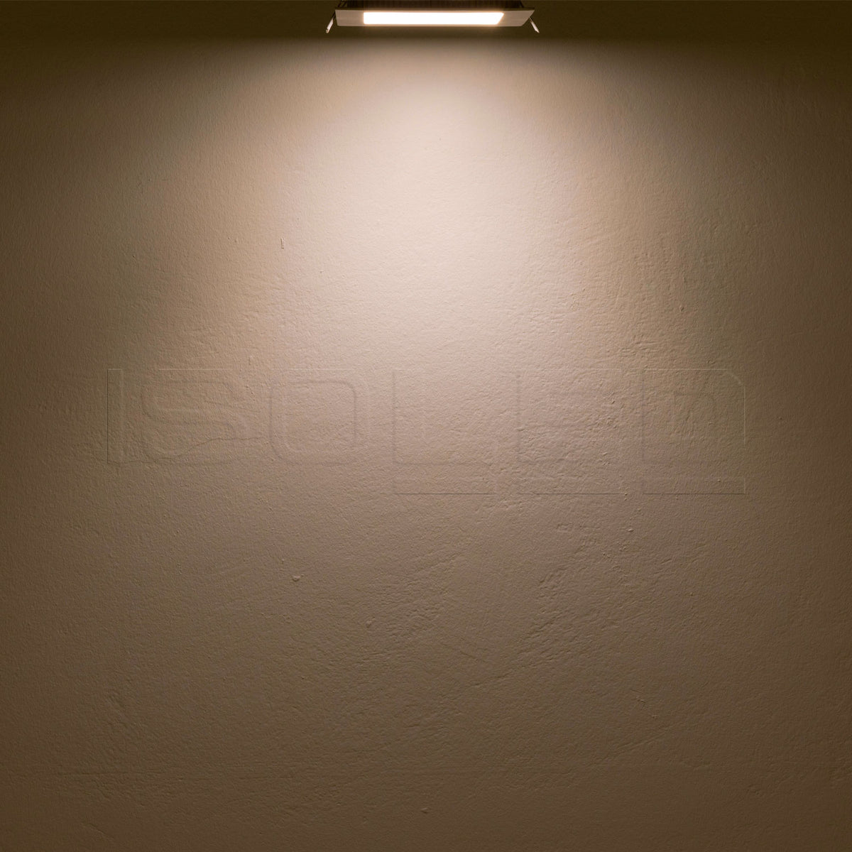 LED downlight, 15W, square, ultra-flat, glare-reduced, black, warm white, dimmable CRI90