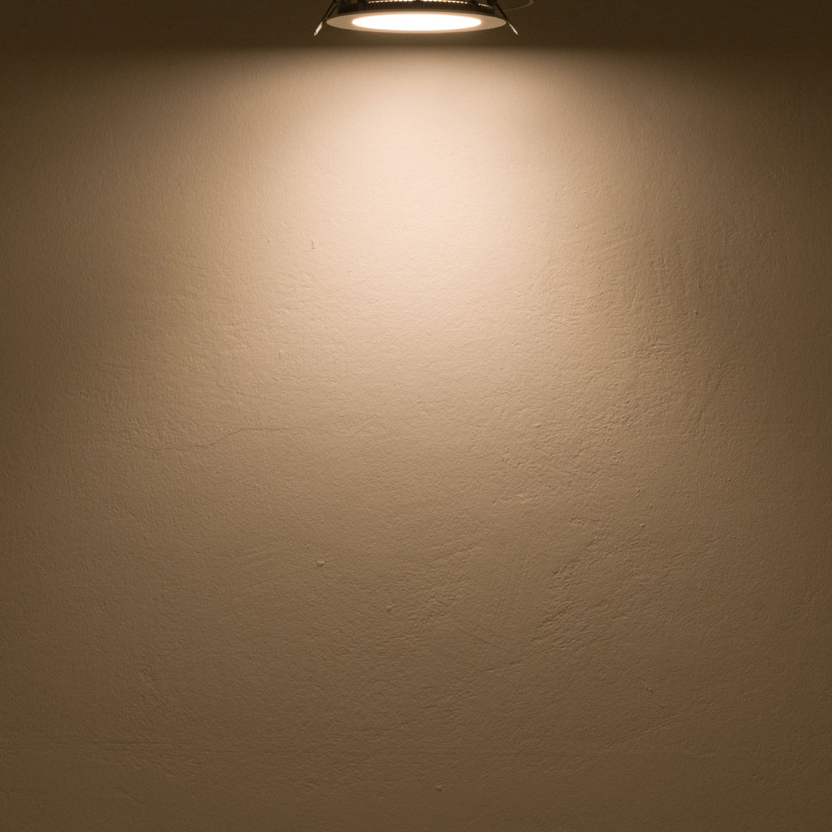 LED downlight, 18W, round, ultra-flat, glare-reduced, white, warm white, dimmable CRI90