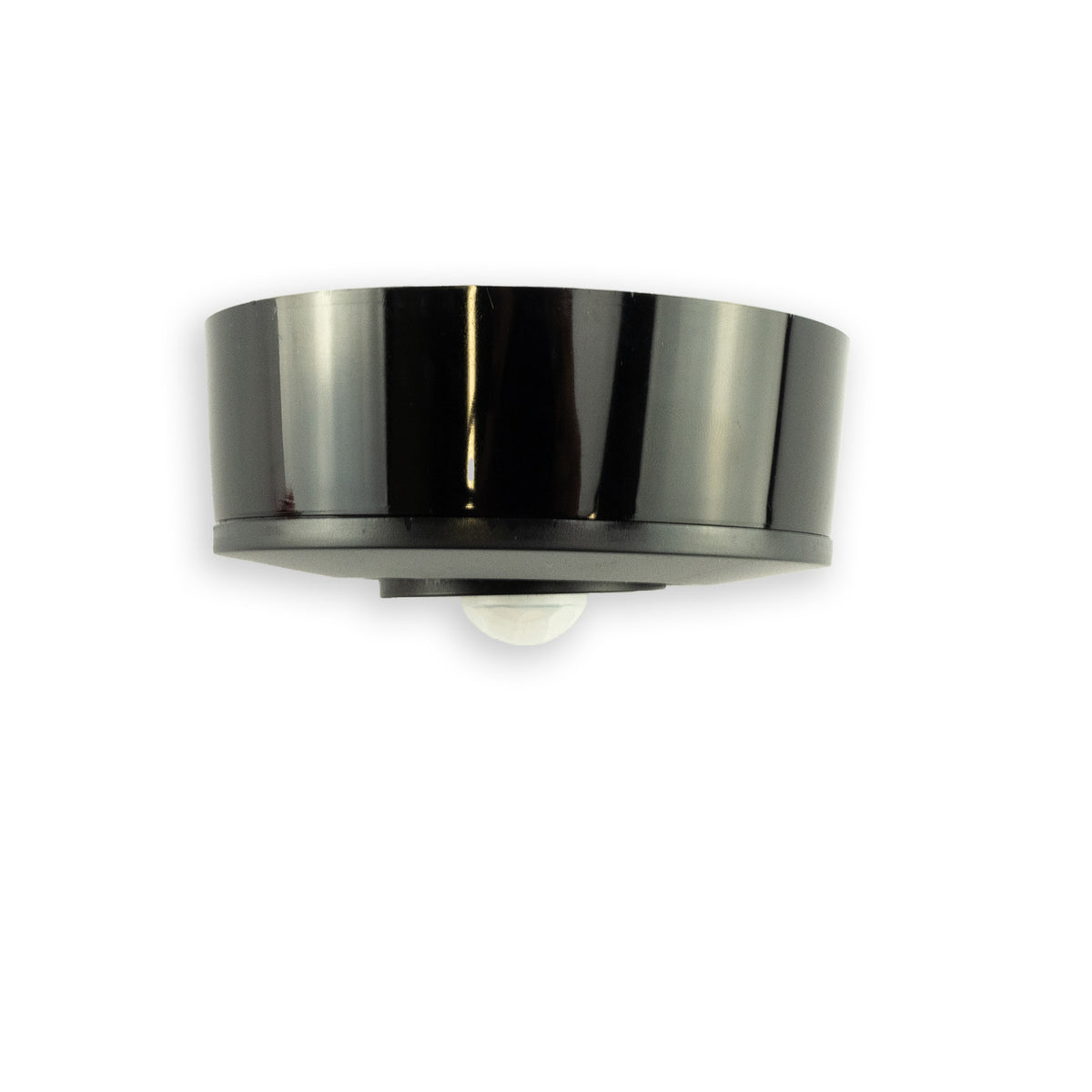 DALI-2 Master PIR surface-mounted motion sensor, black, height/radius 12m, powered via DALI bus