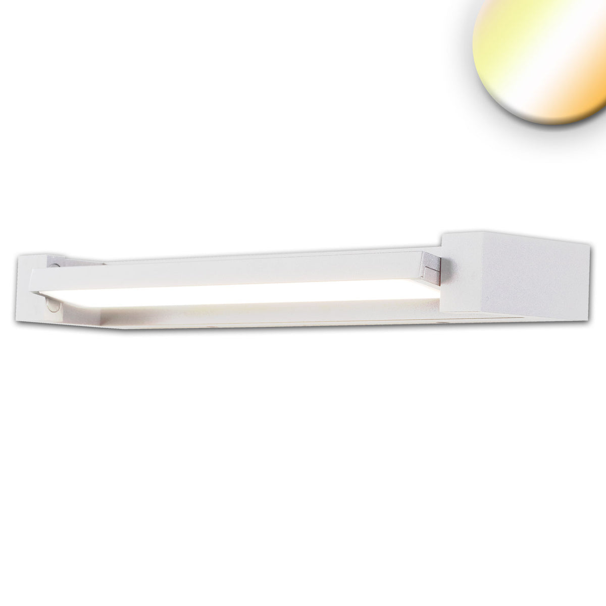 Swivel LED wall lamp, 700mm, 20W, white, ColorSwitch 2700|3000|4000K