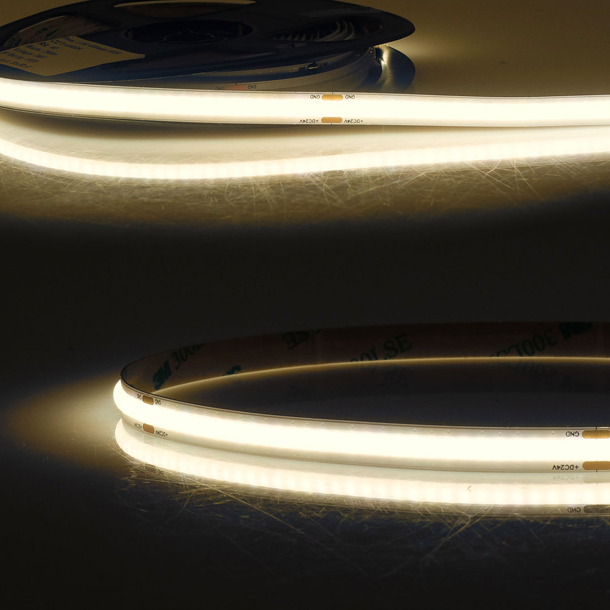 LED COB930 Linear Flex Ribbon, 24V DC, 8W, IP20, 3000K, 5m roll, 480 LED/m