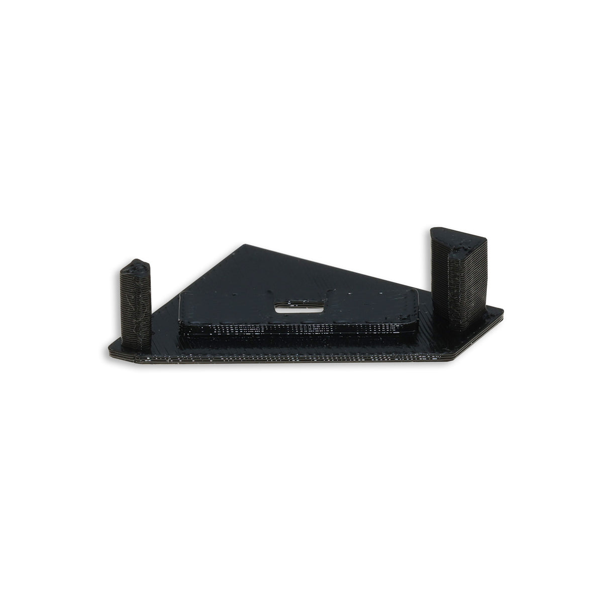 End cap EC111L black for profile CORNER18 with cable entry, left 1 pc.