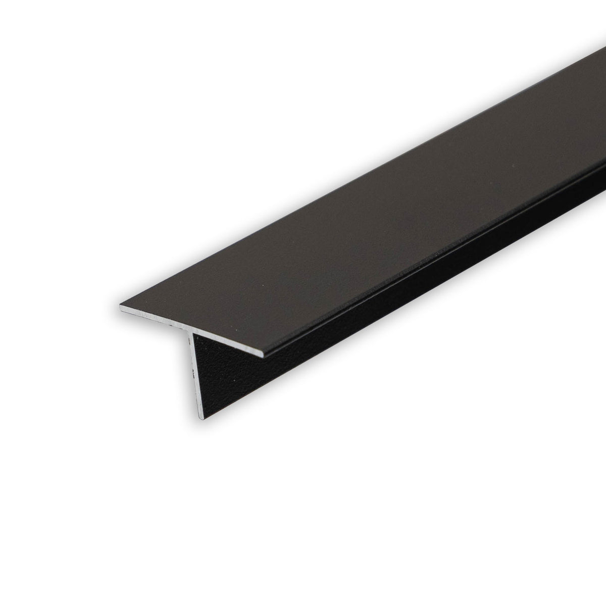 LED drywall T-profile 12, black 9005 200cm
