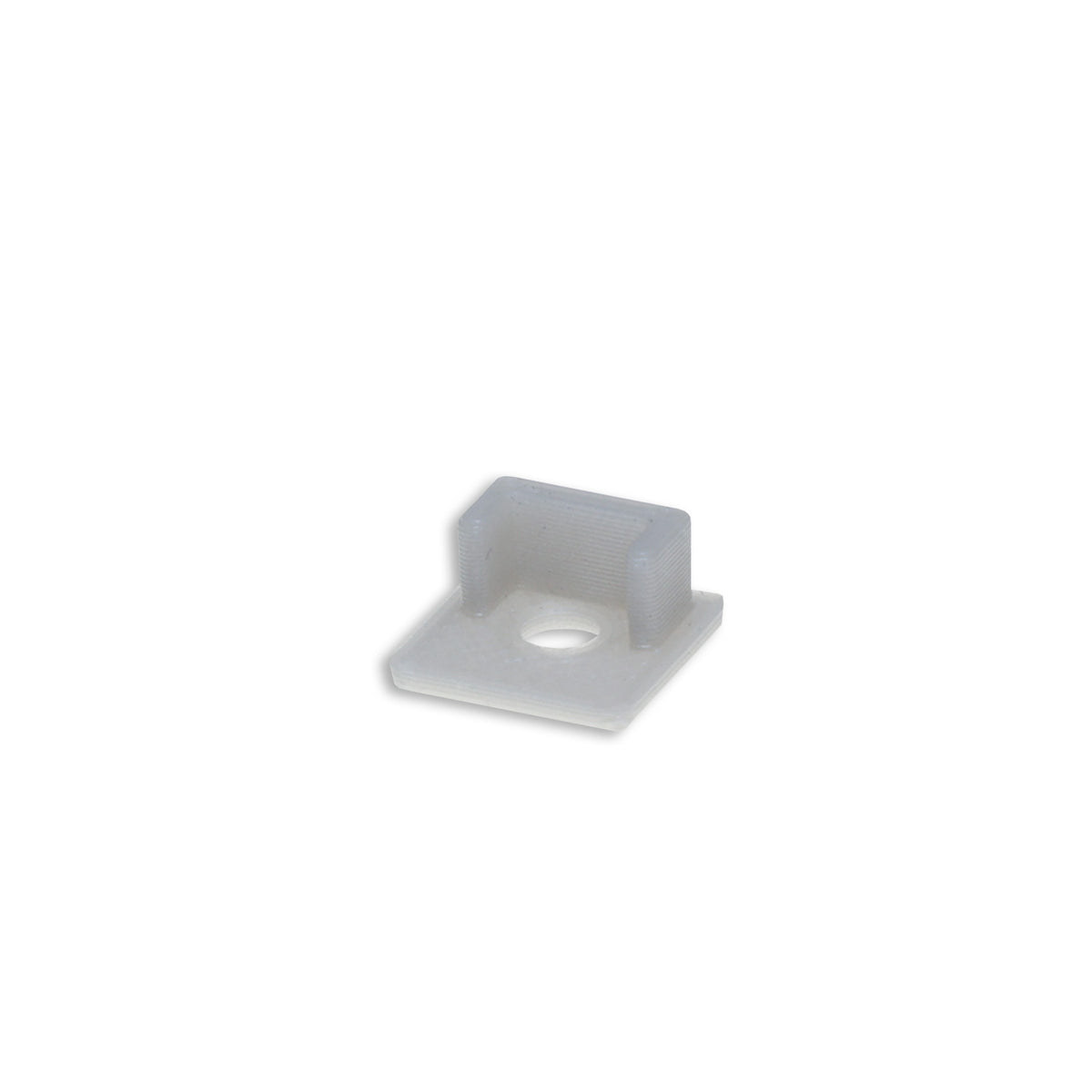 Endkappe EC219 für LED Fliesenprofil UP8, mit Kabeldurchführung