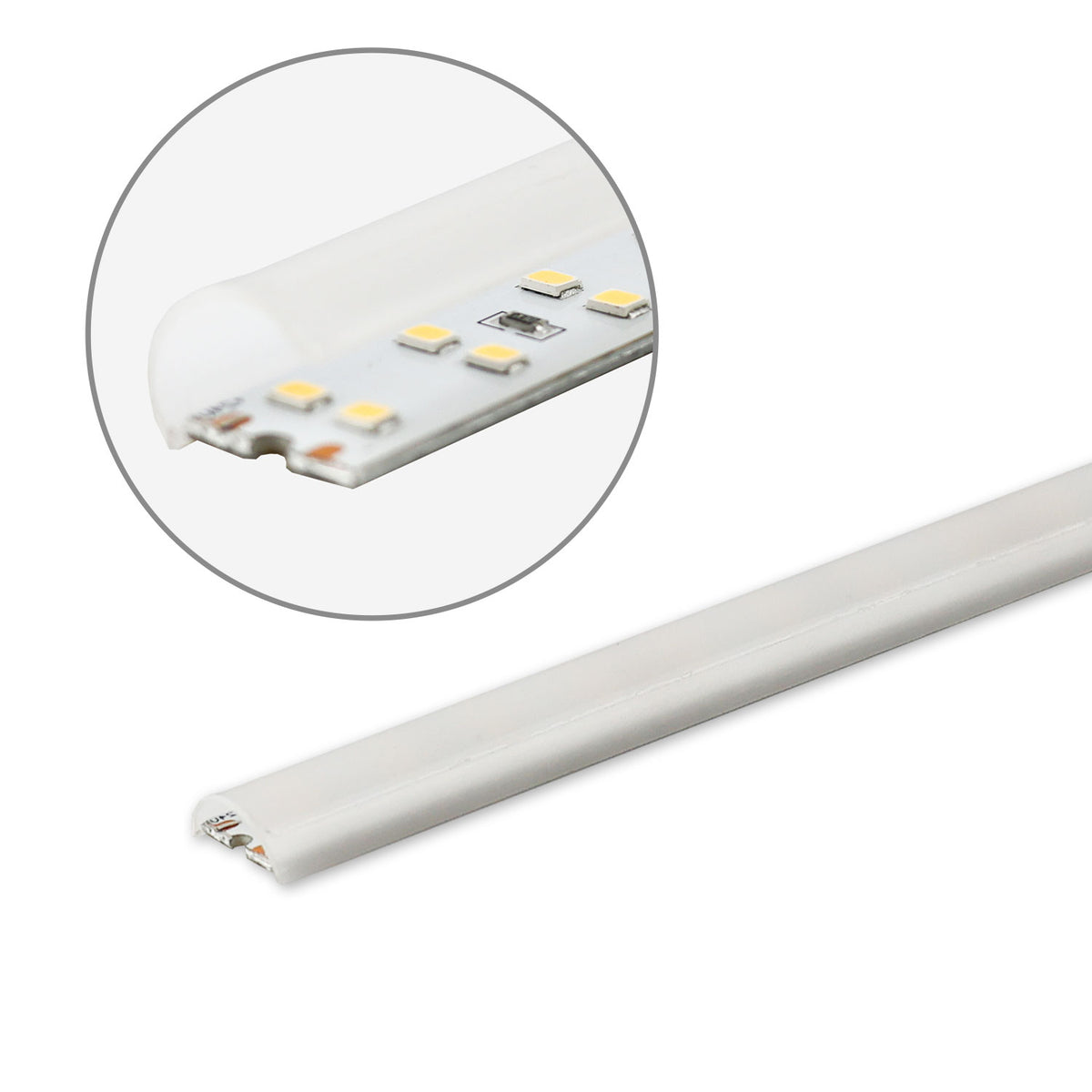 Abdeckung COVER26 opal/satiniert 145cm für T5/T8 Umrüstplatine