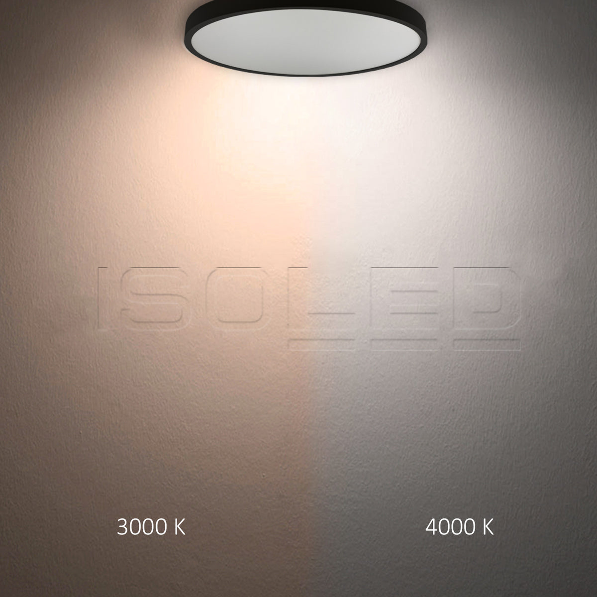 LED Hängeleuchte UGR<19 2H, schwarz, 20W|30W, IP42, DN400, 2700|3000|4000K, dimmbar, inkl. Kabel