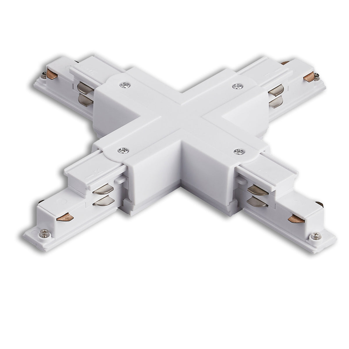 3-phase DALI X-connector for surface-mounted rail, white