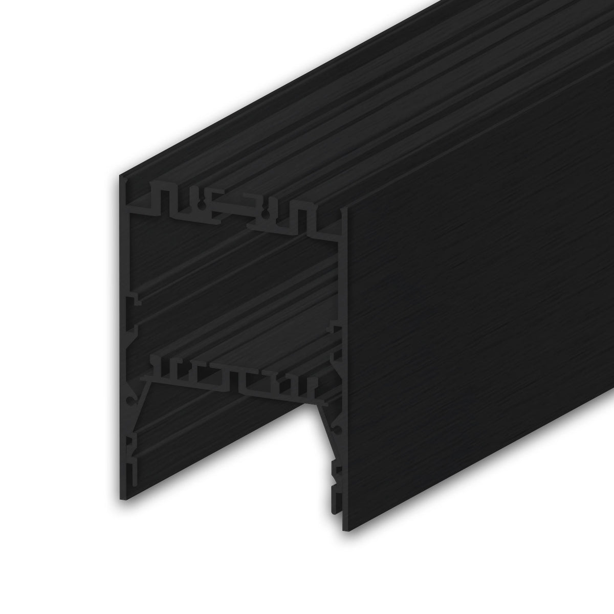 LED Leuchtenprofil LAMP40 Aluminium schwarz pulverbeschichtet, 300cm
