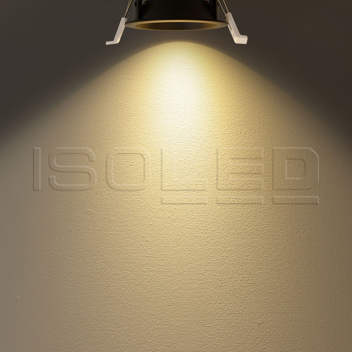 LED Einbaustrahler BACK60, gold, rund, 5W, CRI90, 3000K, rückversetzt, UGR<12, dimmbar