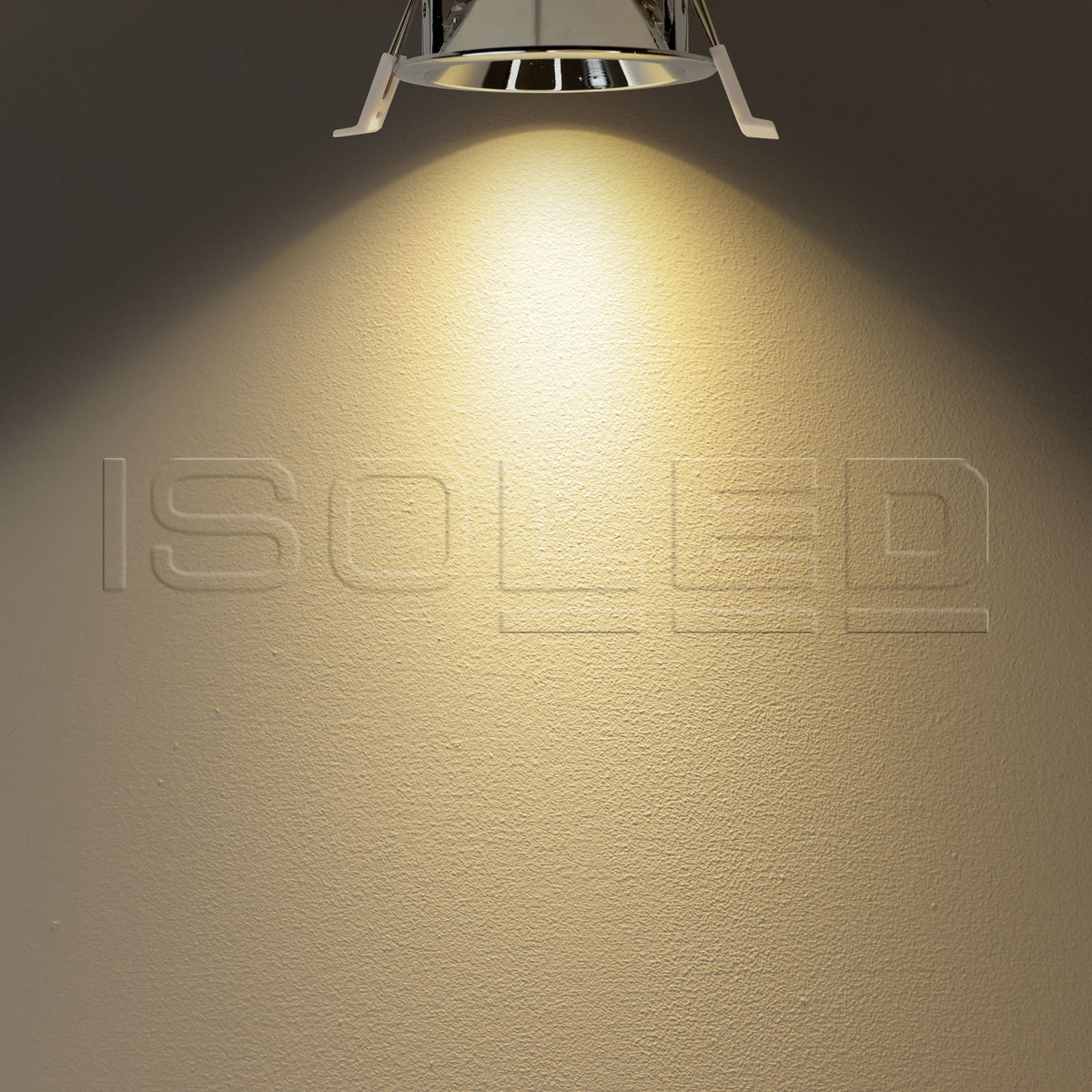 LED recessed spotlight BACK60, glossy aluminum, round, 5W, CRI90, 3000K, recessed, UGR<12, dimmable
